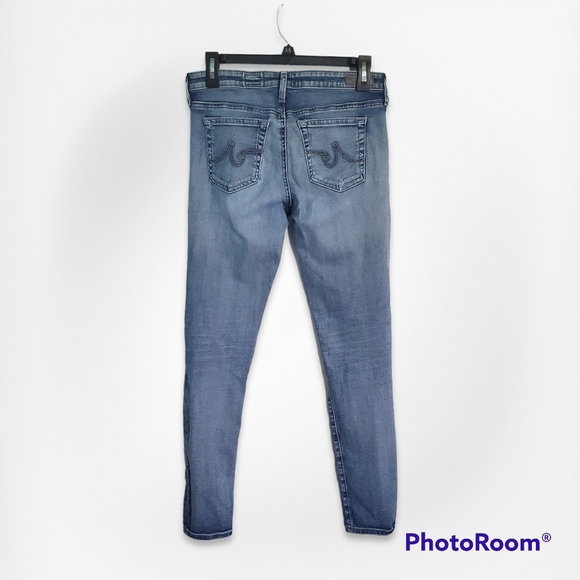AG Adriano Goldschmied distressed skinny jeans, size 28R - Picture 2 of 9
